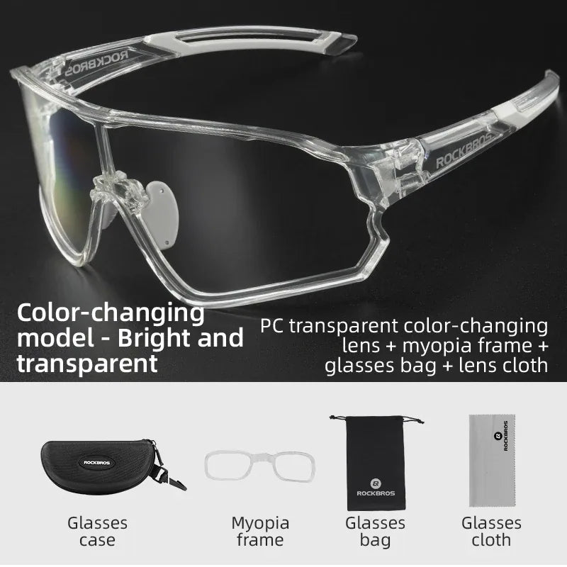 Photochromic Cycling Sunglasses